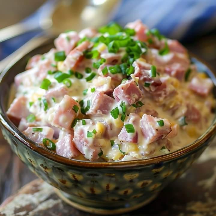 Creamy Ham And Cheese Salad