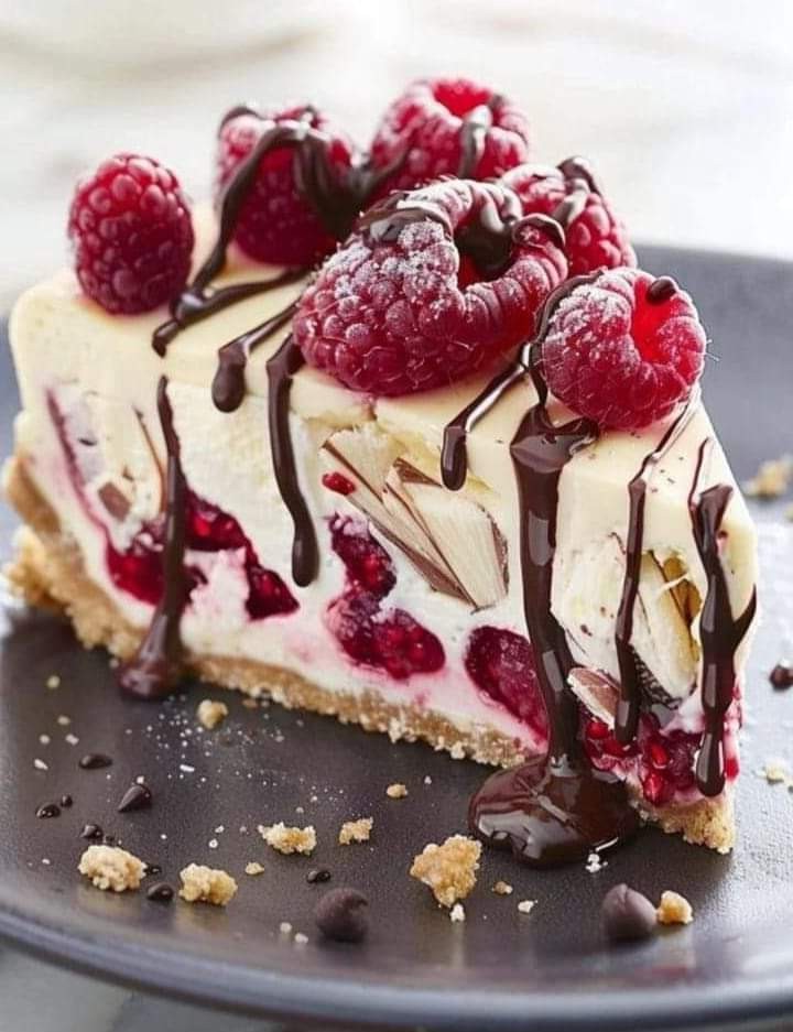 Raspberry Chocolate Cheesecake - CYSSERO
