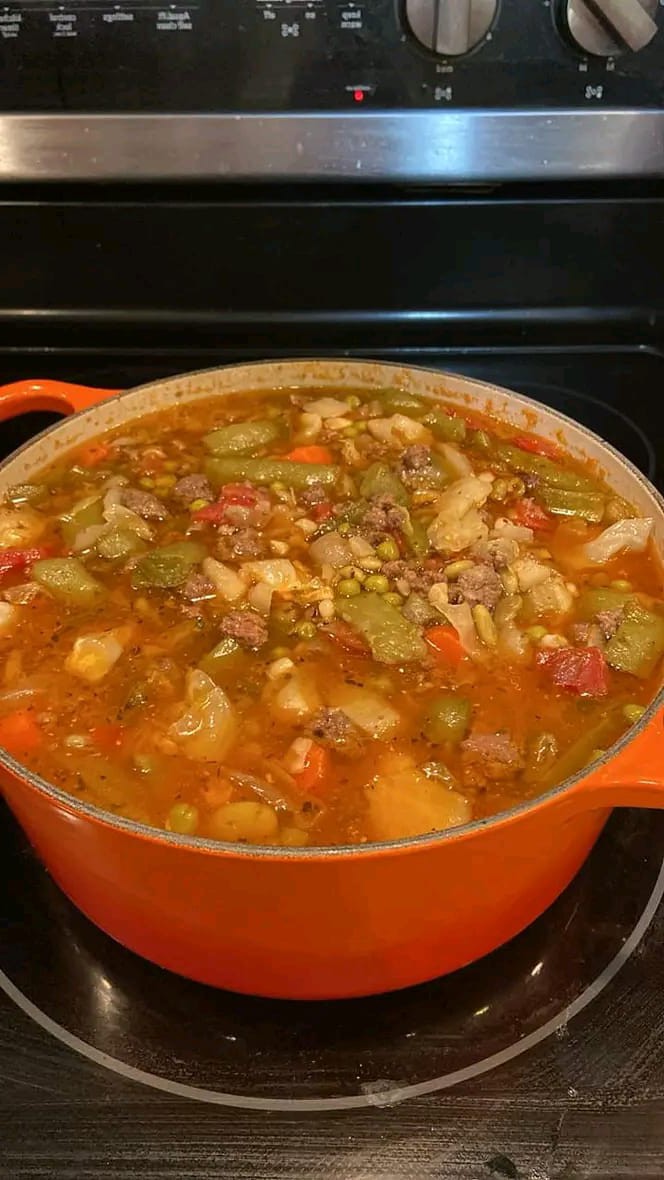 Hearty Vegetable Beef Soup Recipe CYSSERO