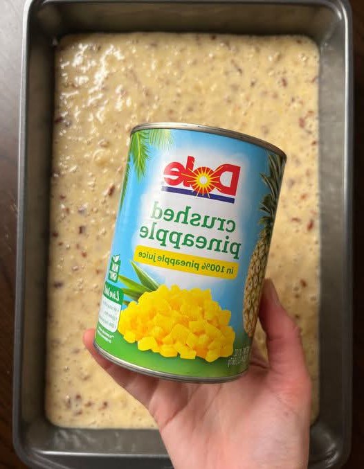 Crushed Pineapple Cake Cyssero