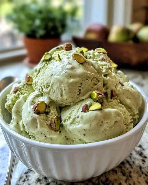 Homemade Pistachio Ice Cream - CYSSERO