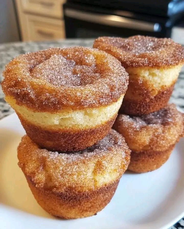 Cinnamon Sugar Donut Muffins - CYSSERO