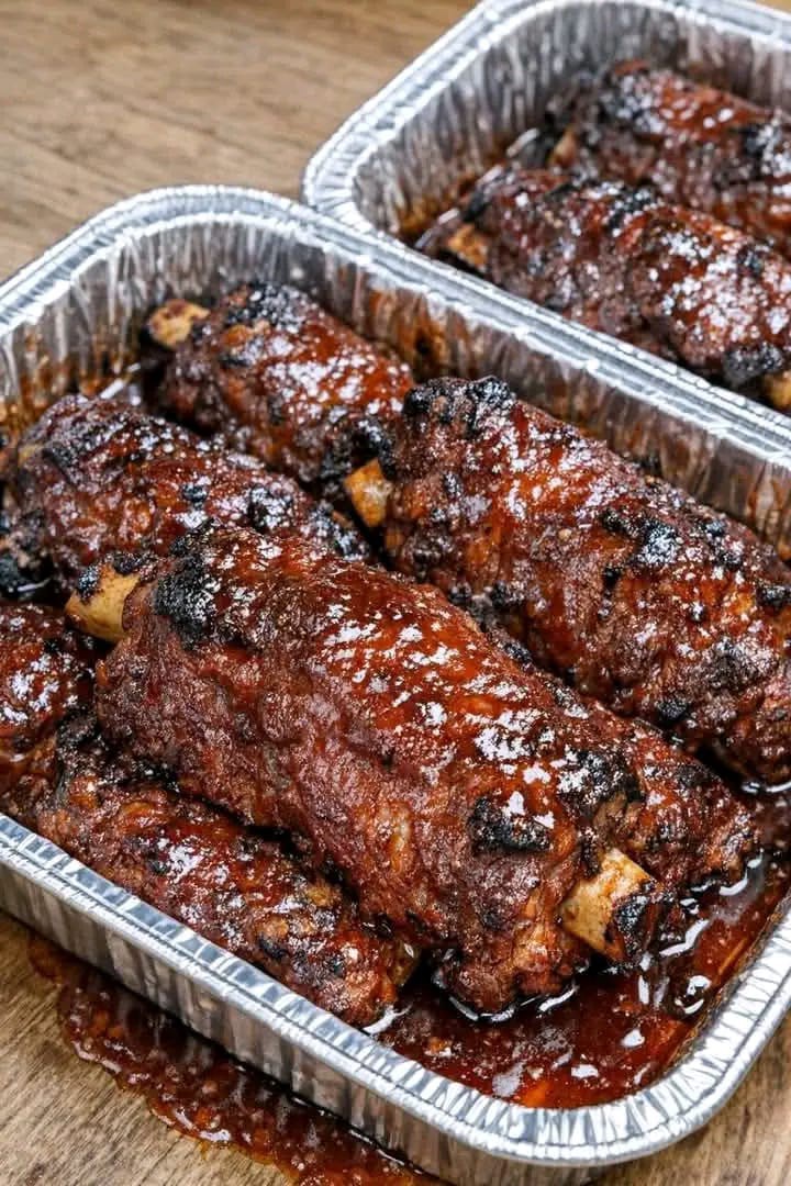 Sticky BBQ Glazed Pork Ribs - CYSSERO