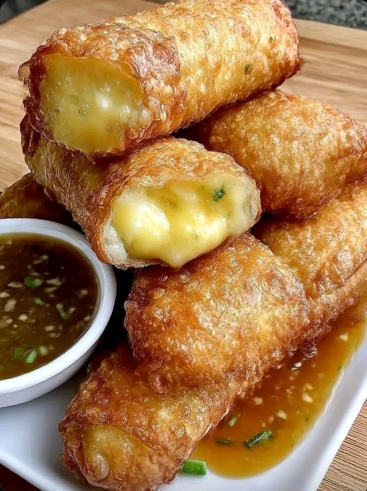 Crispy Cheesy Spring Rolls - CYSSERO
